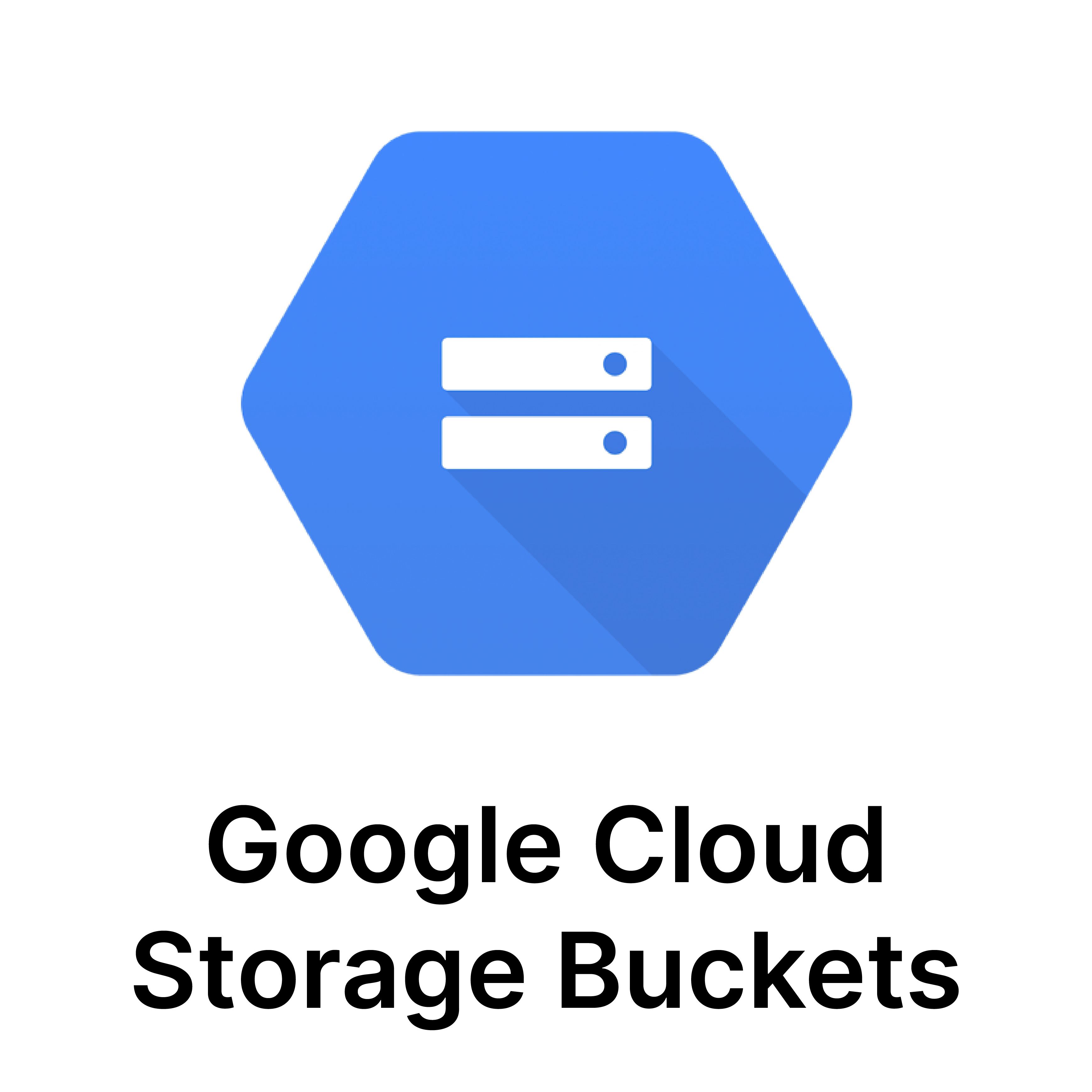 Google cloud storage buckets logo