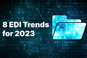 A folder of 8 edi trends for 2023